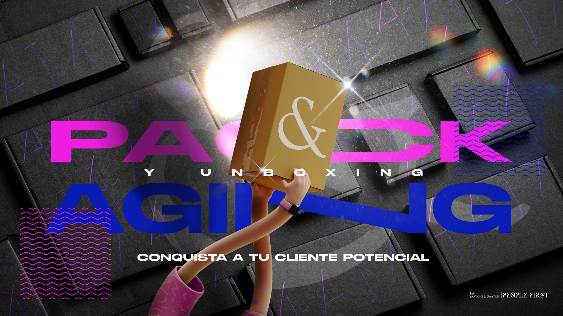 packaging y unboxing, agencia de publicidad, Saatchi packaging y unboxing, agencia de publicidad, Saatchi